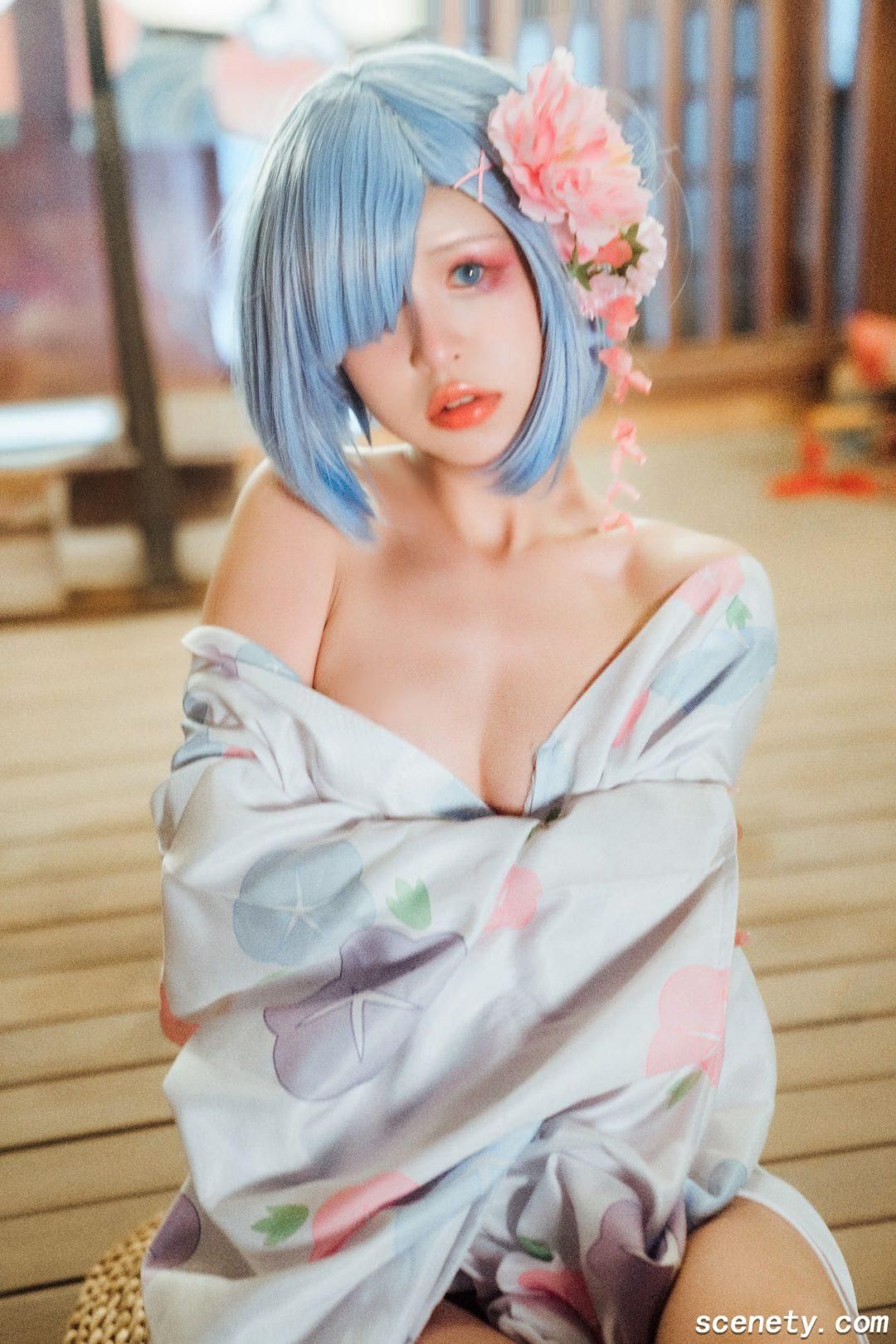 【晕崽Zz】YZ_027 和服蕾姆 [46P1V-871MB]