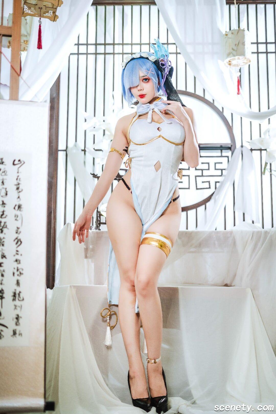 【九言】NO.41 蕾姆旗袍 [55P 8V-468MB]