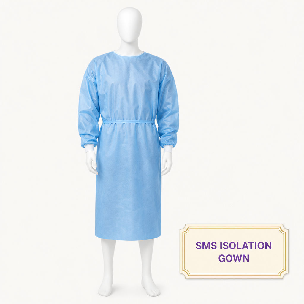 Disposable SMS Isolation Gown