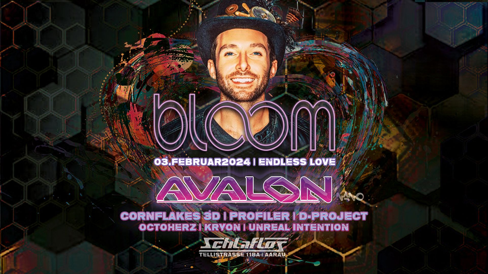 Flyer Bloom w/ Avalon 2024-02-03 22:00:00