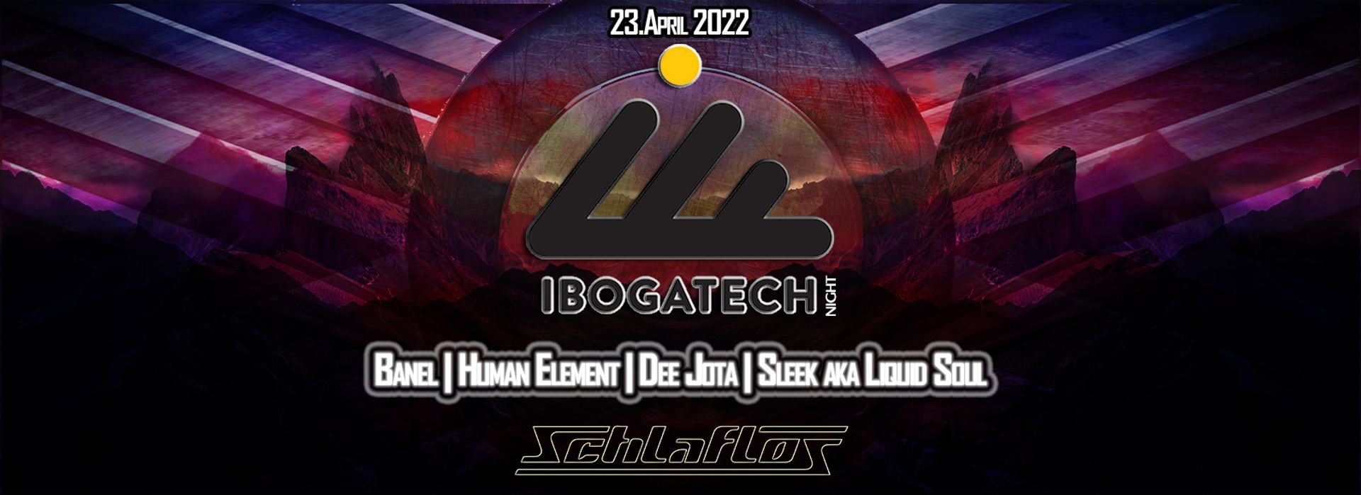 Flyer Iboga Tech Night 2022-04-23 23:00:00