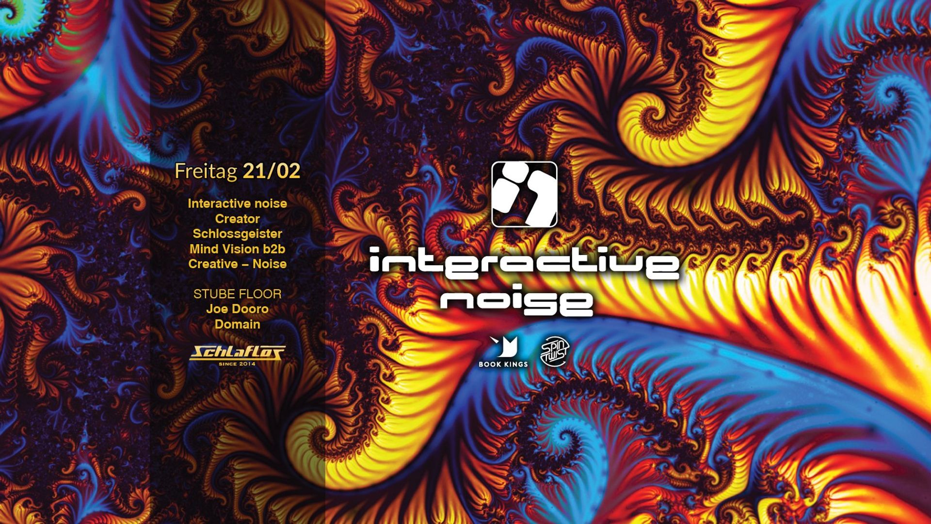 Flyer Interactive Noise im Schlaflos 2020-02-21 22:00:00