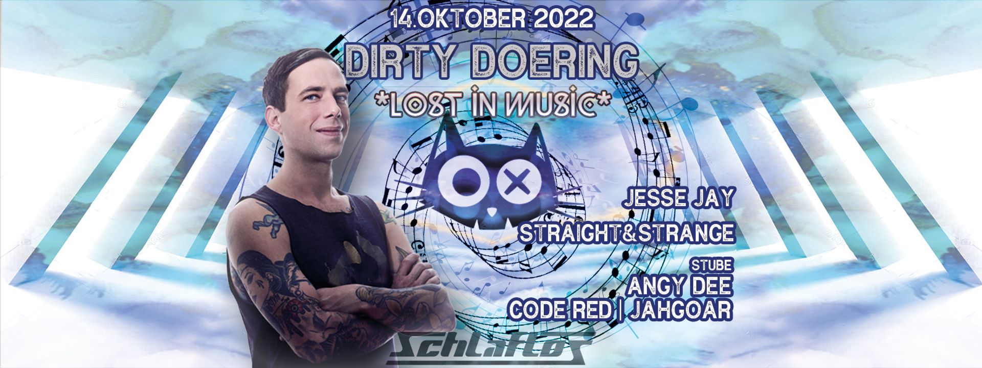 Flyer Dirty Doering im Schlaflos 2022-10-14 23:00:00