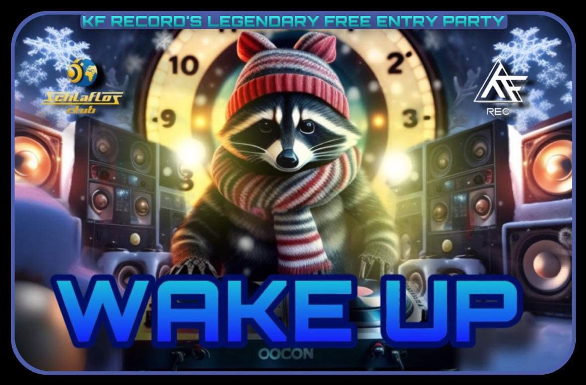 Flyer Wake Up / WinterEdition W// BasementKid Live / Mad Fusion / Metaphix / Blurryface 2023-12-01 22:00:00
