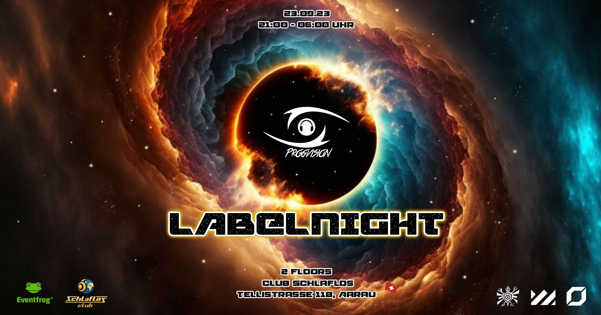 Flyer PROGVISION LABELNIGHT w/ Babalos, Alchimyst, uvm. 2023-09-23 21:00:00