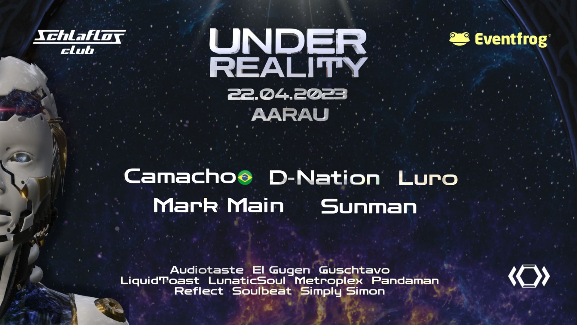 Flyer UNDER REALITY w/ Henrique Camacho 2023-04-22 22:00:00