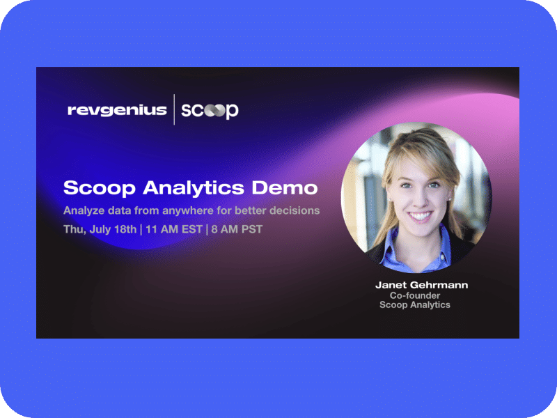 Revolutionizing Data Analytics with Scoop: A Highlight from RevGenius Demo Days