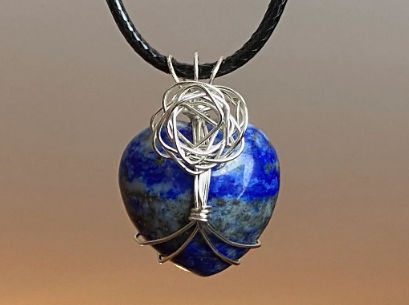 Lapis Lazuli Heart Pendant