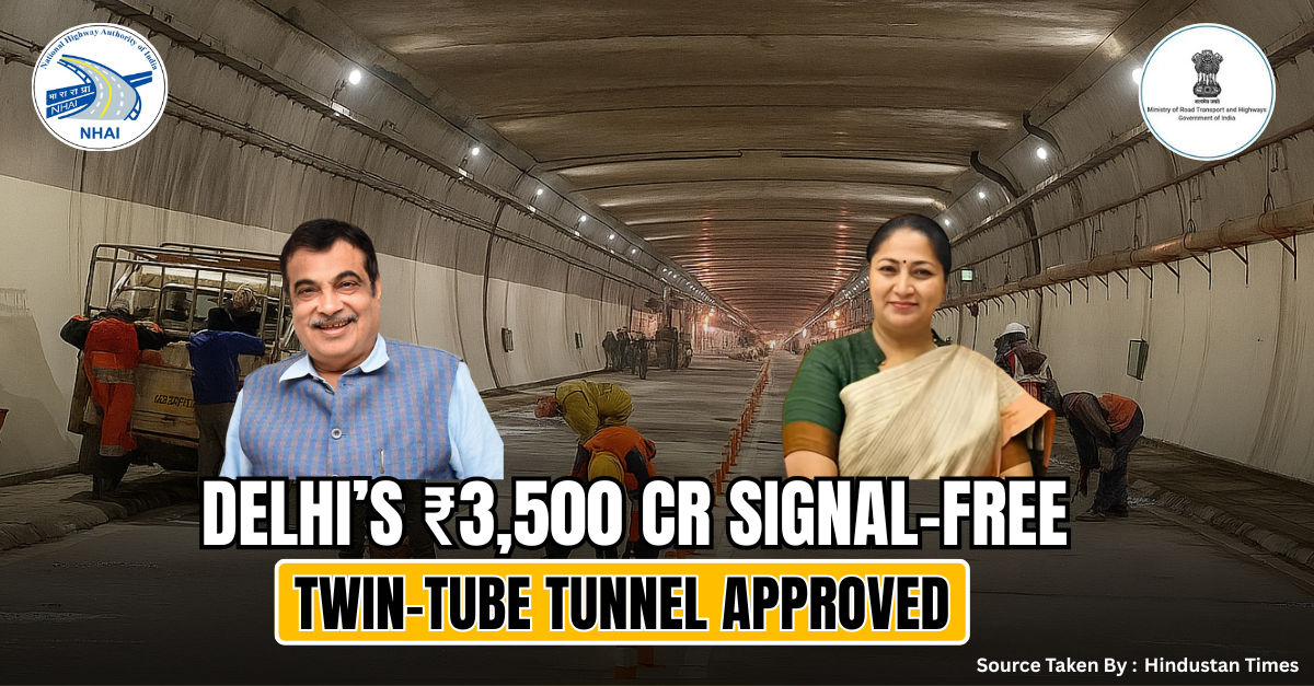 Dwarka Expressway to Vasant Kunj Tunnel Approved: ₹3,500 Cr Project to Ease Delhi Traffic

