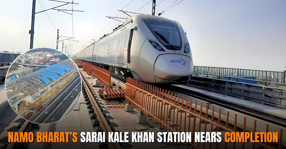 Sarai Kale Khan RRTS Station - Set for April Completion- Trials Soon