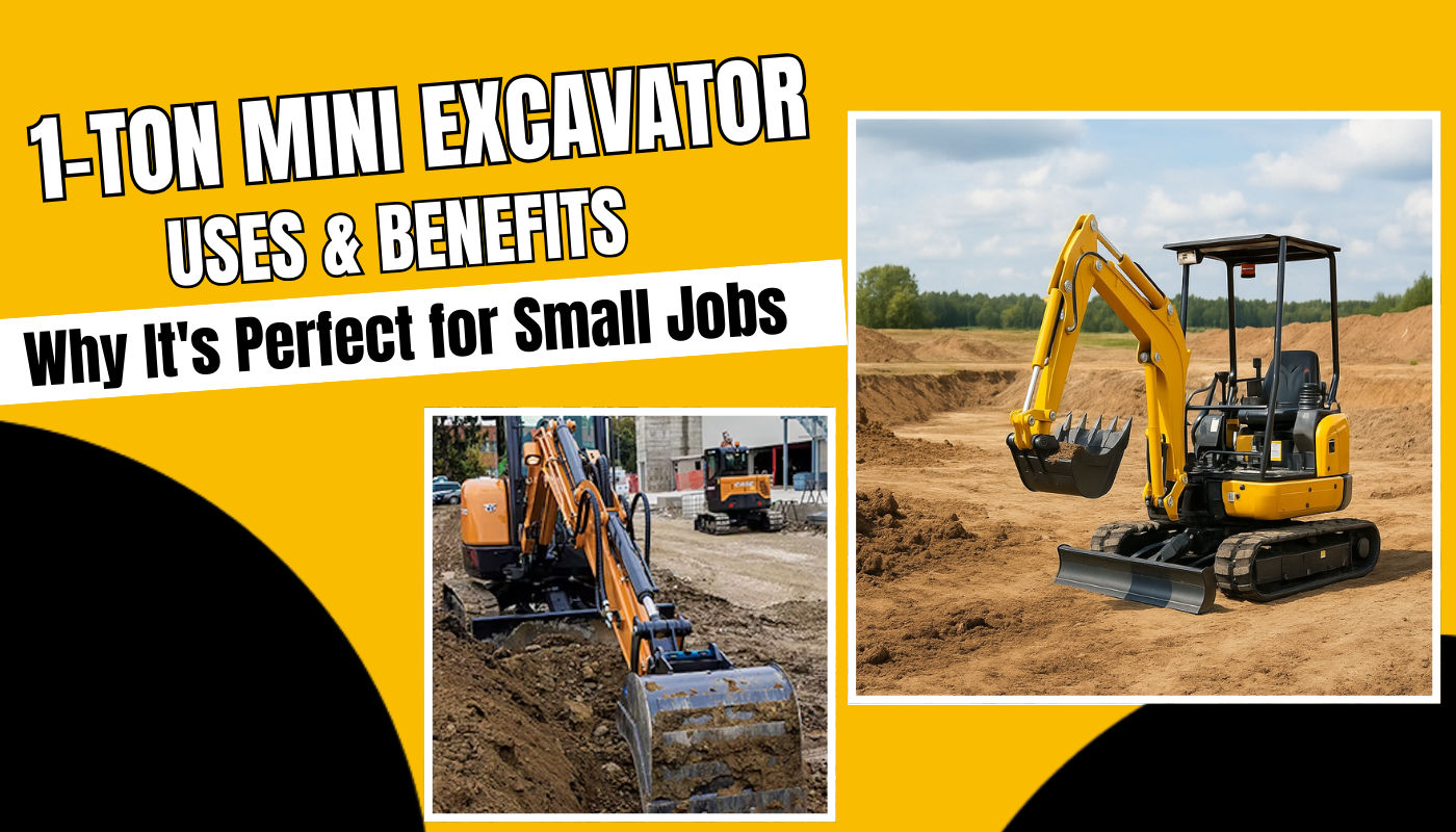 1-Ton Mini Excavator: Uses, Benefits & Why It's Perfect for Small Jobs