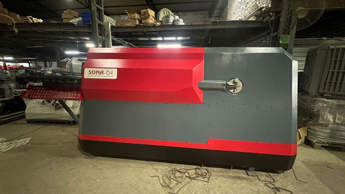 Automatic TMT bar bending machine