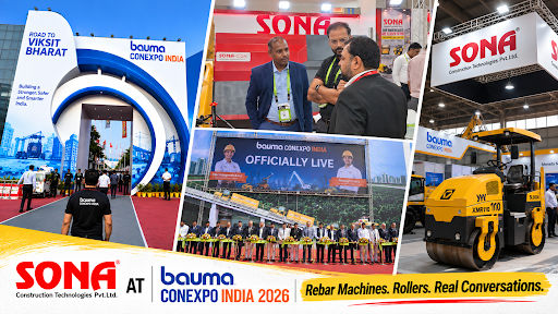 Sona at bauma CONEXPO INDIA 2026: A Look Inside Stall H14-B55