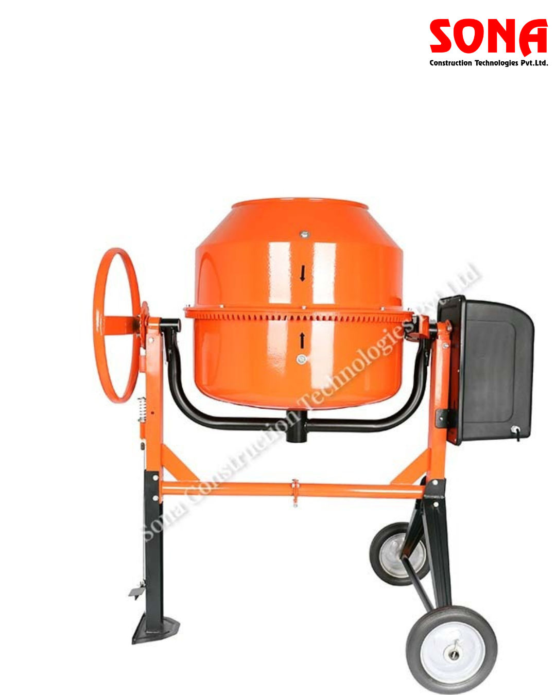 Mini Concrete Mixer 200 Litres(Steering Type)