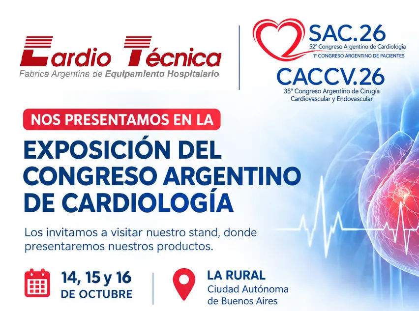 CT — equipamiento médico CardioTécnica