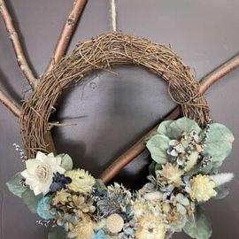 Blue Moon Wreath