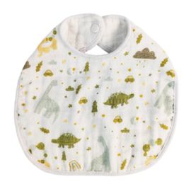 Dinosaur Muslin Bib & Wrap Baby Gift Set