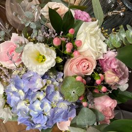 Hydrangea Blue Wedding Bouquet