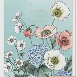 Poppies Thanks So Much Card