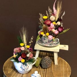 Keepsake Teapot & Teacup Flowers