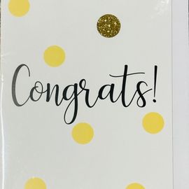Dotty Congrats Card
