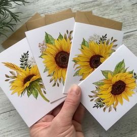 Sunflower Bloom Card