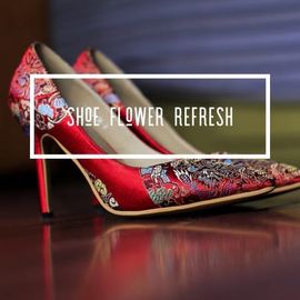 SHOE REFRESH - Fresh flowers replaced in your stiletto 