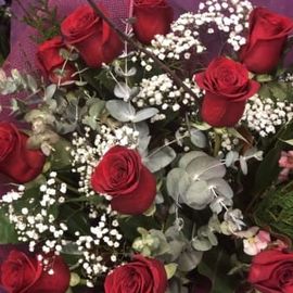 A dozen Colombian Red Roses for Valentines 