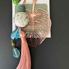 A Little Love Beaded Bookmark