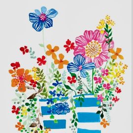 Card - Wild Flowers - Small Artisan Card