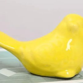 Yellow Ceramic Bird
