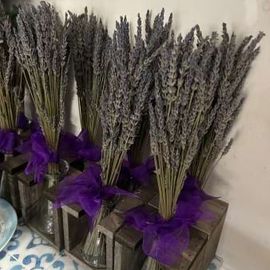 Dried Lavender Vase