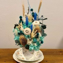 Baby Blue Preserved Teacup