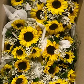 Sunflower Wedding Bouquets