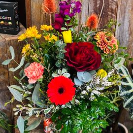 Raven Bouquet In A Vase