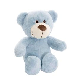 Mr Snuggles Stone Blue Teddy Bear Medium