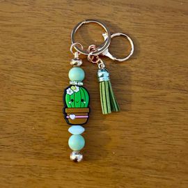 Cactus Keyring