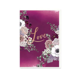 Viola Love Typoflora Card 