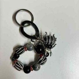 Black Shimmer Keychain
