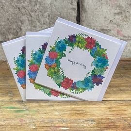 Happy Birthday Wreath Small