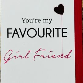 Favourite Girlfriend Card