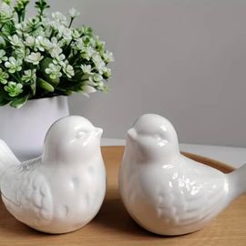 White Ceramic Bird