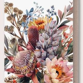 Australian Florals Card