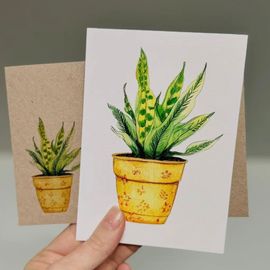 Jungle Cactus Card