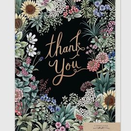 Flower Field Thank You Card