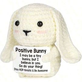 Positive Support White Bunny