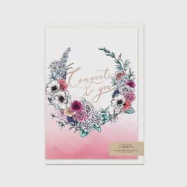 Congratulations Wreath Card