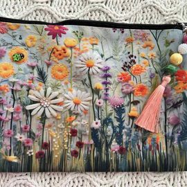 Cottage Garden Cosmetics Purse