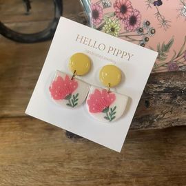 Floral Handcrafted Earrings 