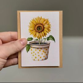 Sunflower - Mini Card